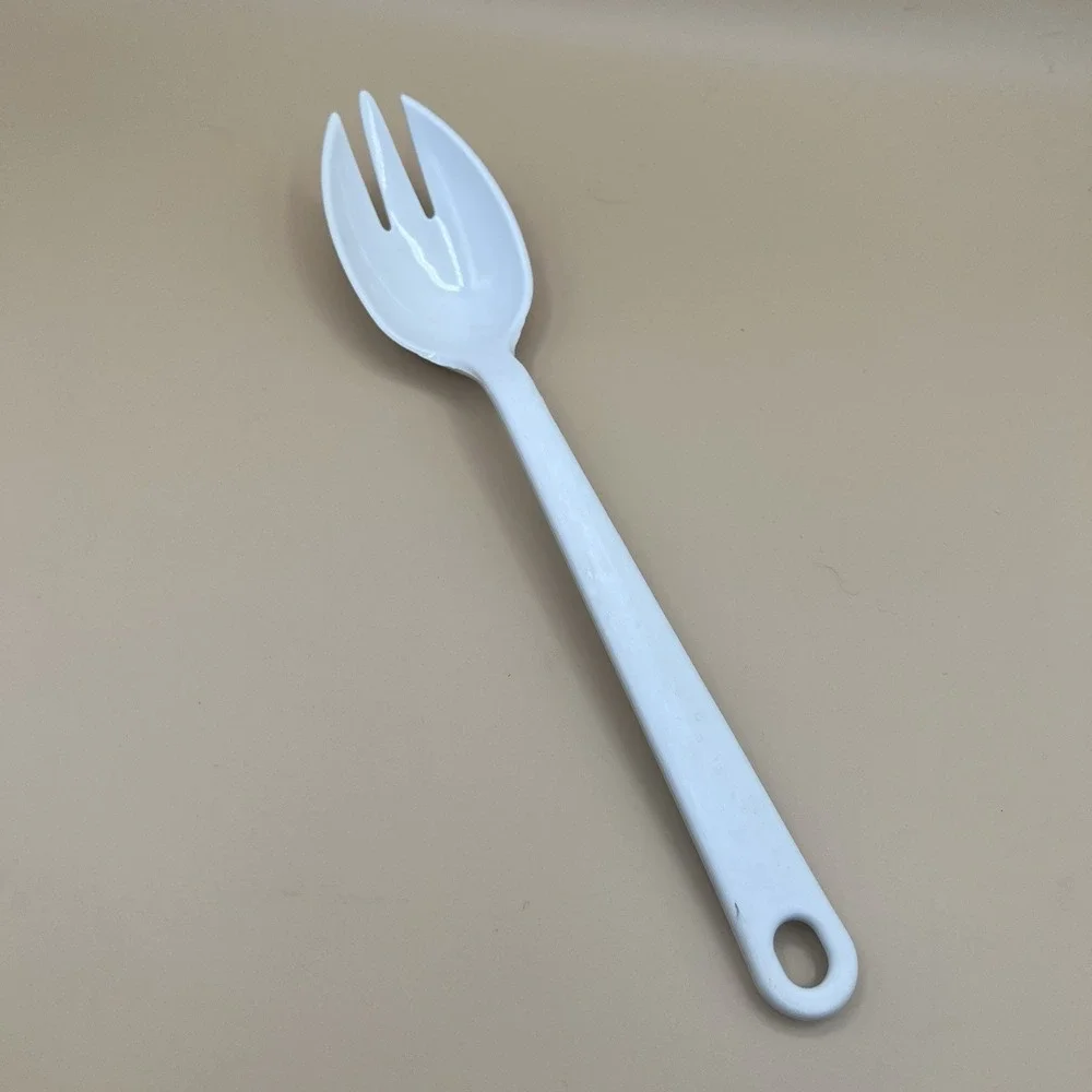 Tailor Made Products White Plastic Serving Spork Salad Pasta Fork Spoon